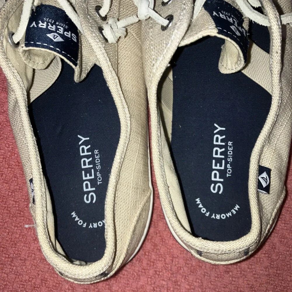 Sperry SZ 10 Women’s Top Slider Beige Loafers - Picture 3 of 7